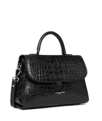 Sac à main LANCASTER Exotic Croco français