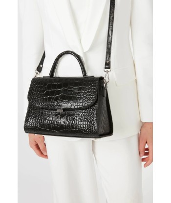 Sac à main LANCASTER Exotic Croco français