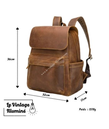 Sac à Dos Vintage Homme Cuir Marron s'inspire de l'anatomie humaine