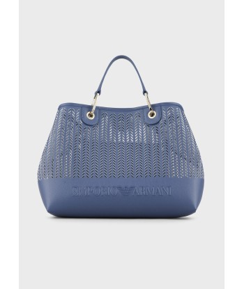 Sac Cabas Emporio Armani MyEA Bag, moyen format, avec motif chevron ajouré vous aussi creer 