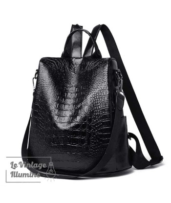 Sac à Dos Similicuir Motif Crocodile online