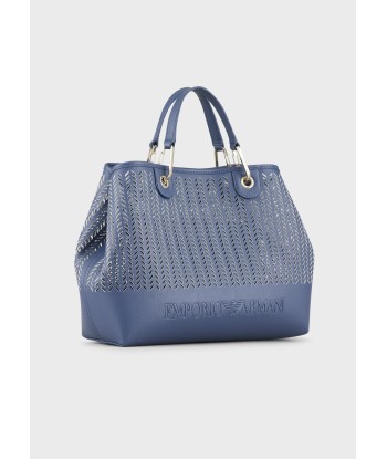 Sac Cabas Emporio Armani MyEA Bag, moyen format, avec motif chevron ajouré vous aussi creer 