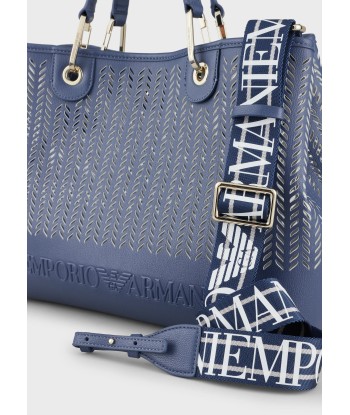 Sac Cabas Emporio Armani MyEA Bag, moyen format, avec motif chevron ajouré vous aussi creer 