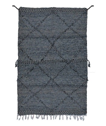 Tapis berbere authentique marocain laine gris Souk Le MVP de beaucoup