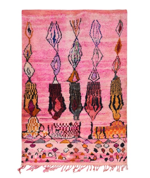 Tapis berbère Boujaad coloré pure laine 210 x 300 cm VENDU l'achat 