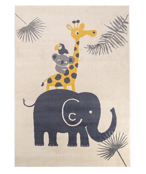 Tapis enfant tout doux JUNGLE de pas cher