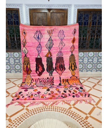 Tapis berbère Boujaad coloré pure laine 210 x 300 cm VENDU l'achat 