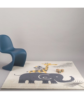 Tapis enfant tout doux JUNGLE de pas cher