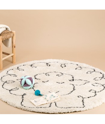 Tapis enfant rond PETIT MOUTON 2 - 3 jours ouvrés.