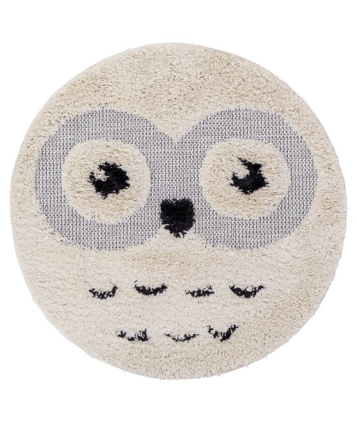 Tapis enfant rond HIBOU l'évolution des habitudes 