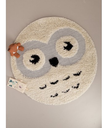 Tapis enfant rond HIBOU l'évolution des habitudes 