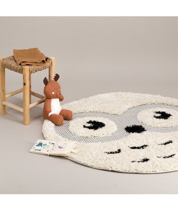 Tapis enfant rond HIBOU l'évolution des habitudes 