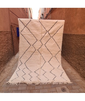 Tapis berbere Beni Ouarain pure laine 196 x 308 cm soldes