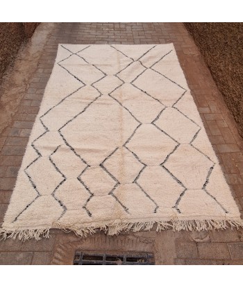 Tapis berbere Beni Ouarain pure laine 196 x 308 cm soldes