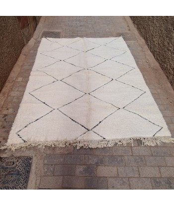 Tapis berbere Beni Ouarain pure laine 213 x 290 cm pas chere