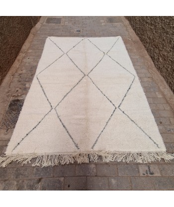 Tapis berbere Beni Ouarain pure laine 196 x 287 cm Economisez 