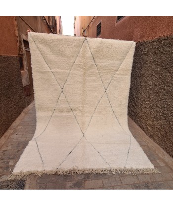 Tapis berbere Beni Ouarain pure laine 200 x 290 cm les muscles