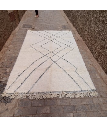 Tapis berbere Beni Ouarain pure laine 198 x 310 cm pas cher 