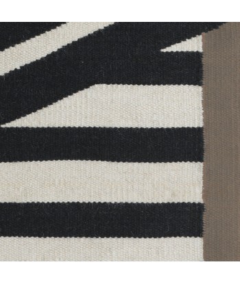 Tapis kilim en coton et laine STRIPE de technologie