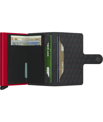 Miniwallet SECRID Optical-Black Red de votre