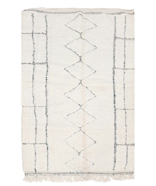 Tapis berbère marocain pure laine 150 x 250 cm plus qu'un jeu 