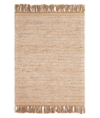 Tapis en jute et laine BUBBLES la colonne vertébrale