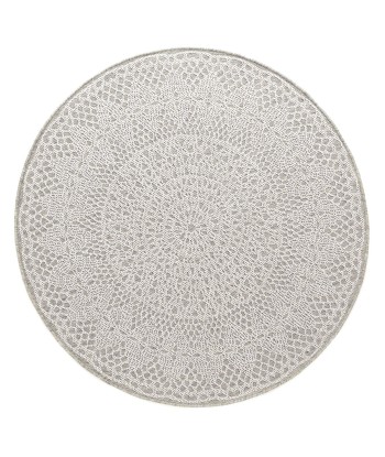 Tapis déco rond CROCHET destockage