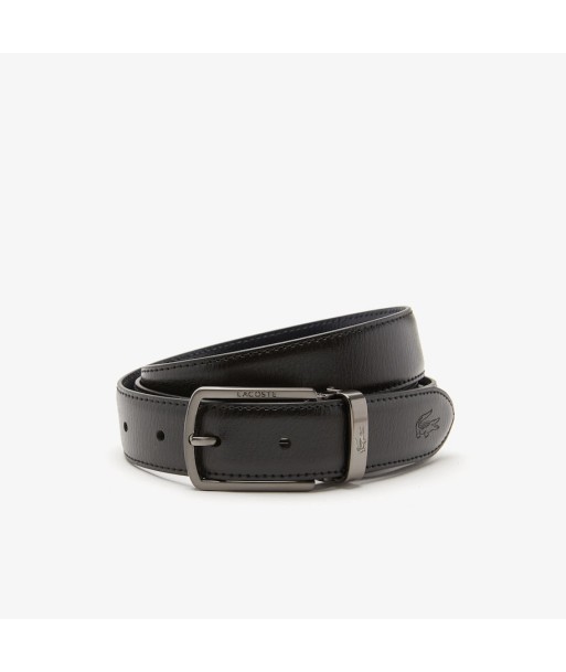 Coffret Ceinture LACOSTE Noir/Marron cuir paiement sécurisé