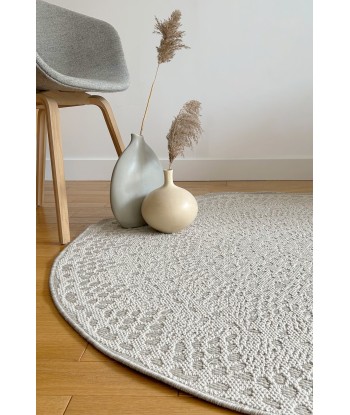 Tapis déco rond CROCHET destockage