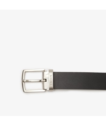 Coffret Ceinture LACOSTE noir lisse Livraison rapide