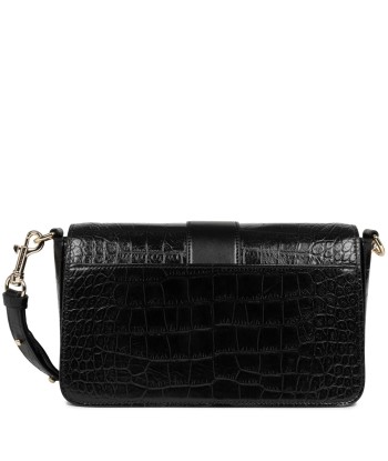 Sac Bandoulière LANCASTER Exotic Valor Noir brillant des détails fins