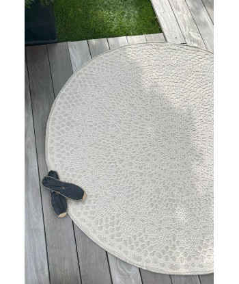 Tapis déco rond CROCHET destockage