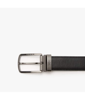 Coffret Ceinture LACOSTE Noir/Marron cuir paiement sécurisé