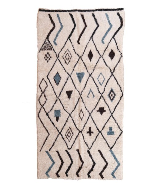 Tapis Berbere marocain pure laine 144 x 265 cm VENDU france