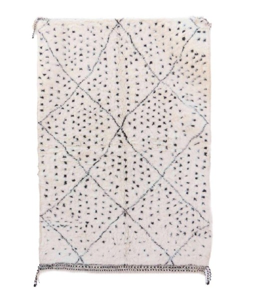 Tapis Berbere marocain pure laine 158 x 245 cm le des métaux précieux