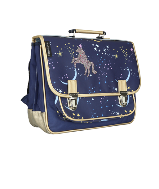 Grand Cartable Caramel & cie Constellation Nuit brillant des détails fins