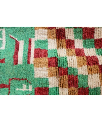 Tapis de couloir Berbere marocain pure laine 84 x 388 cm le des métaux précieux