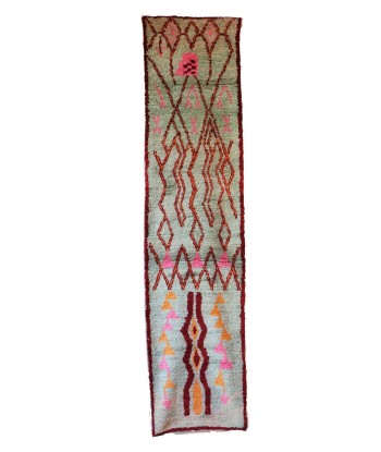 Tapis de couloir Berbere marocain pure laine 74 x 316 cm VENDU offre 