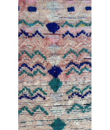 Tapis Berbere marocain pure laine 115 x 239 cm les ctes