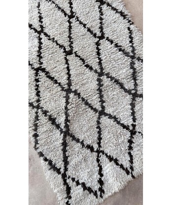 Tapis de couloir Berbere marocain pure laine 98 x 258 cm VENDU pas cher