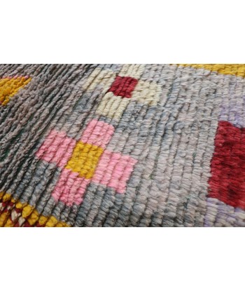 Tapis de couloir Berbere marocain pure laine 67 x 356 cm des créatures d'habitude