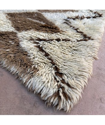 Tapis Berbere marocain pure laine 72 x 168 cm les ctes