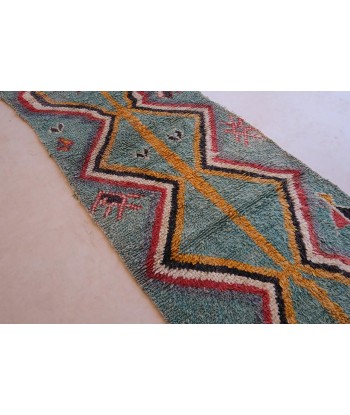 Tapis de couloir Berbere marocain pure laine 100 x 371 cm VENDU Le MVP de beaucoup