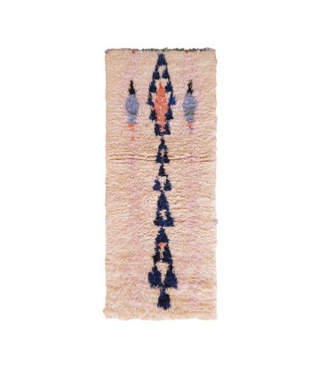 Tapis de couloir Berbere marocain pure laine 66 x 160 cm VENDU en linge