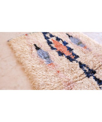 Tapis de couloir Berbere marocain pure laine 66 x 160 cm VENDU en linge