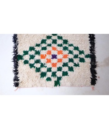 Tapis de couloir Berbere marocain pure laine 82 x 210 cm VENDU 2024