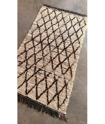 Tapis de couloir Berbere marocain pure laine 97 x 183 cm VENDU Faites des économies