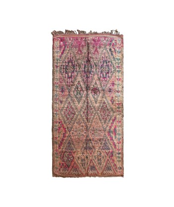 Tapis Berbere marocain pure laine 194 x 363 cm VENDU en linge