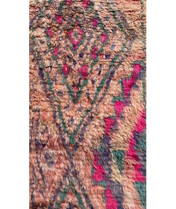 Tapis Berbere marocain pure laine 194 x 363 cm VENDU en linge