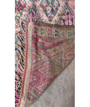 Tapis Berbere marocain pure laine 194 x 363 cm VENDU en linge